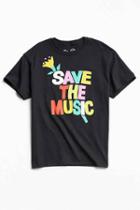 Urban Outfitters Uo + Vh1 Save The Music Foundation Tee,white,xl
