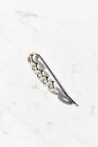 Urban Outfitters Tiny O's Ear Climber Earring,silver,one Size