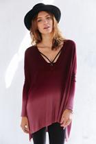 Pins And Needles Dip-dye Tunic Top