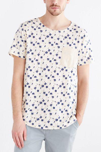 Bdg Ditsy Floral Standard-fit Wide Neck Tee