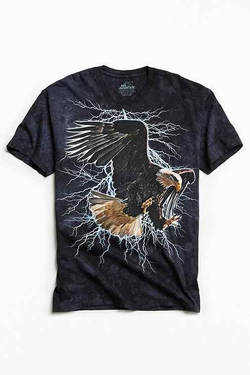 Urban Outfitters Tie-dye Eagle Tee,assorted,s