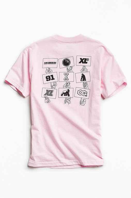 Urban Outfitters X-large Picket Tee,pink,l