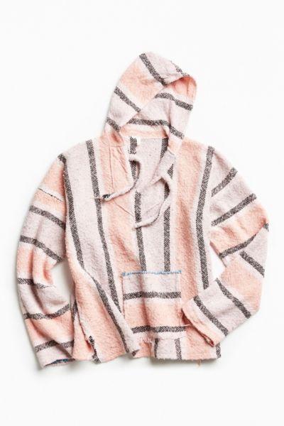 Urban Outfitters Vintage Vintage Peach Woven Pullover Hoodie Sweatshirt