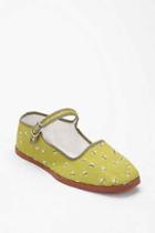 Urban Outfitters Printed Mary Jane,lime,9