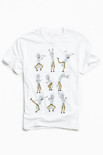 Urban Outfitters Rick And Morty Dancing Rick Tee