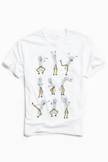 Urban Outfitters Rick And Morty Dancing Rick Tee