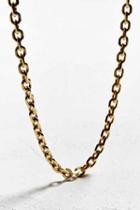 Urban Outfitters Seize & Desist Anchor 30 Chain Necklace,gold,one Size