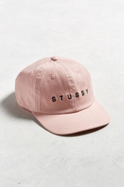 Urban Outfitters Stussy Pink Strapback Baseball Hat