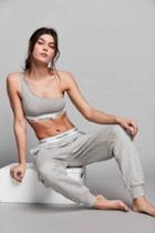 Urban Outfitters Calvin Klein Logo Jogger Pant,grey,xs
