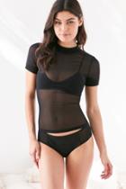 Out From Under Rayanne Mesh Mock Neck Tee
