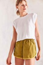 Urban Outfitters Truly Madly Deeply Tina Roll Sleeve Top,white,xs