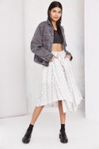 Urban Outfitters Moon River Printed Tie-waist Midi Skirt