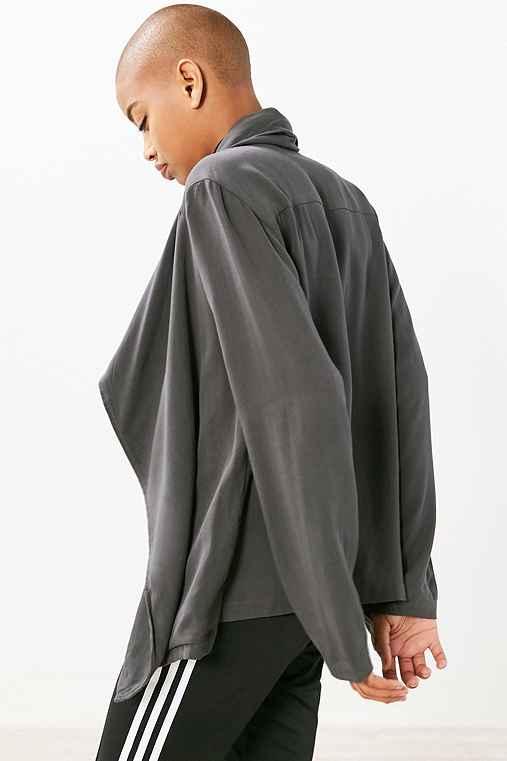 Urban Outfitters Silence + Noise Lela Drapey Jacket,charcoal,m