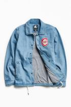 Urban Outfitters Starter X Uo Mlb Chicago Denim Coach Jacket