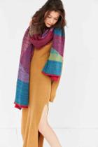 Urban Outfitters Rainbow Scarf,assorted,one Size
