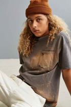 Urban Outfitters Us Rags Distressed Work Tee,grey,s
