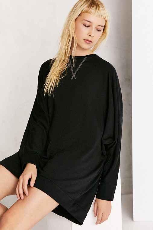 Urban Outfitters Project Social T Brigitte Oversized Dolman Pullover Top,black,xs