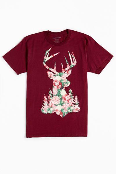 Urban Outfitters Stag Floral Tee