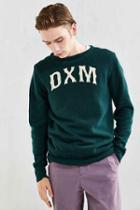 Urban Outfitters Deus Ex Machina Correction Crew Neck Sweater,olive,xl