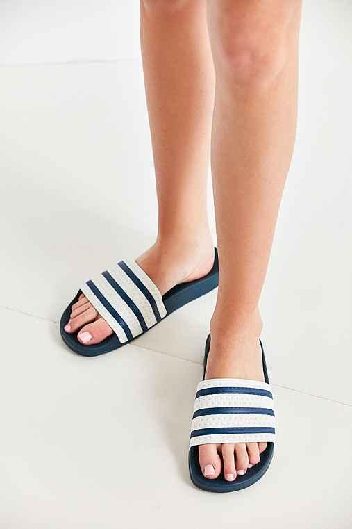 Urban Outfitters Adidas Originals Adilette Pool Slide,white,w 8/m 7
