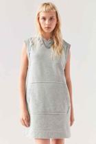 Urban Outfitters Bdg Heather Muscle Hoodie Dress,grey,xs