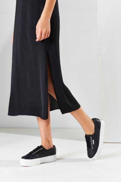 Superga 2790 Leather Platform Sneaker