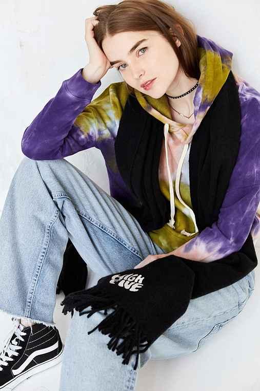 Urban Outfitters Icon Scarf,black,one Size