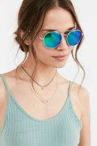 Urban Outfitters Beach Babe Rounded Aviator Sunglasses