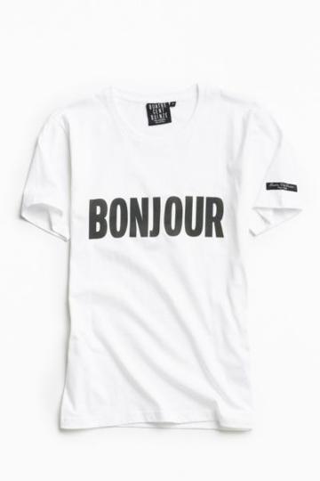 Urban Outfitters Quatre Cent Quinze Bonjour Tee