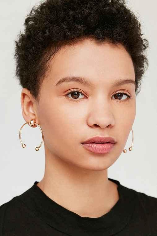 Urban Outfitters Birmingham Statement Post Earring,gold,one Size