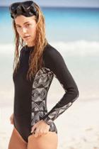 Urban Outfitters Amuse Society Surf Suit,black,s