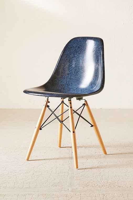 Urban Outfitters Modernica Side Shell Chair,blue,one Size