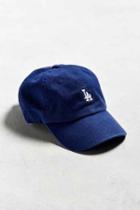 Urban Outfitters '47 Brand La Micro Logo Baseball Hat,blue,one Size