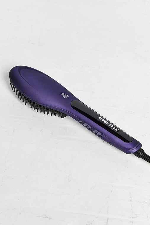 Urban Outfitters Eva Nyc Healthy Heat Straightening Brush,lavender,one Size
