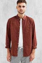 Urban Outfitters Stevens Denim Button-down Shirt,rust,xs