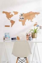 Urban Outfitters Cork Board World Map,cream,one Size