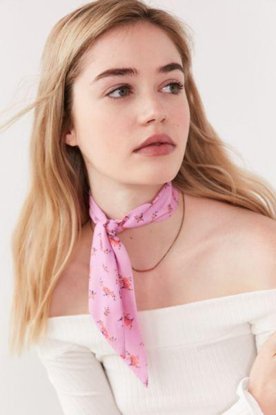 Urban Outfitters Patterned Neck Tie Scarf