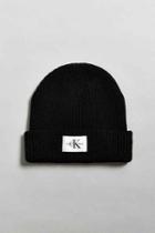Urban Outfitters Calvin Klein Jeans Beanie,black,one Size