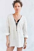 Urban Outfitters Truly Madly Deeply Lakeside Pullover Top,ivory,m