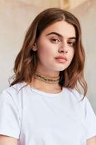 Urban Outfitters Pacey Rainbow Hemp Choker Necklace,novelty,one Size