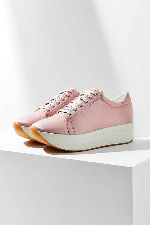 Urban Outfitters Vagabond Casey Satin Sneaker,rose,us 7/eu 37