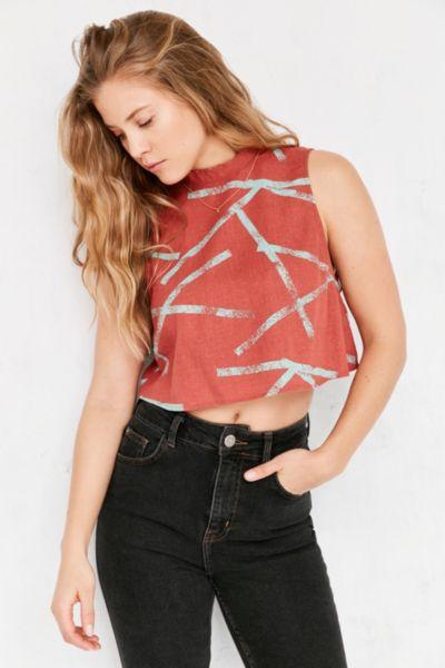 Silence + Noise Sydney Cropped Tank Top