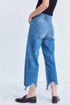 Urban Outfitters Dl1961 Hepburn High-rise Distressed Wide-leg Jean