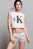 Urban Outfitters Calvin Klein Modern Cotton Pj Short,grey,xs