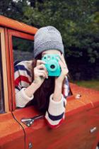 Urban Outfitters Fujifilm X Uo Custom Colored Mini 8 Instax Camera,turquoise,one Size