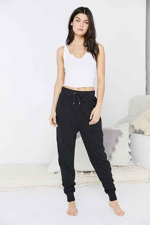 Urban Outfitters Out From Under Piper High-waisted Jogger Pant,black,m