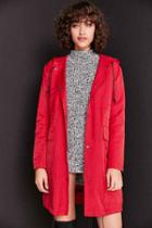 Urban Outfitters Bdg James Raincoat,red,s
