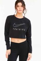 Urban Outfitters Nike Dry Training Crop Top,black,s