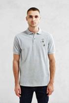 Urban Outfitters Lacoste Peanuts Charlie Brown Polo Shirt,silver,xl