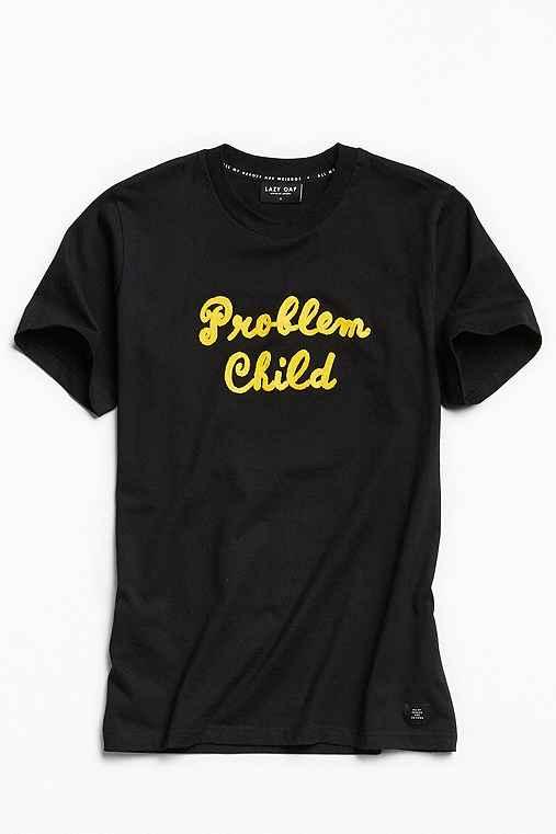 Urban Outfitters Lazy Oaf Problem Child Tee,black,s